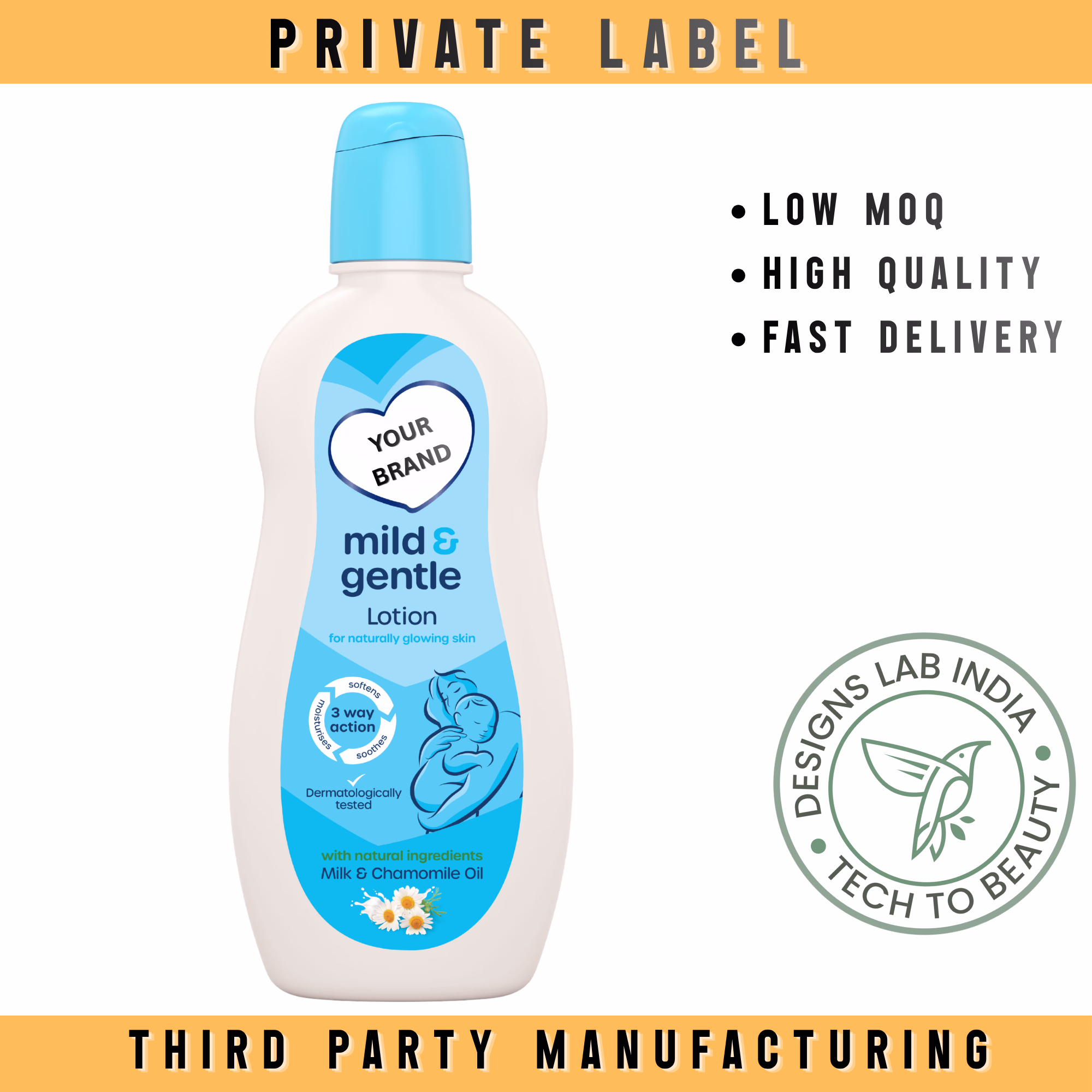 Milk Cream Baby Lotion